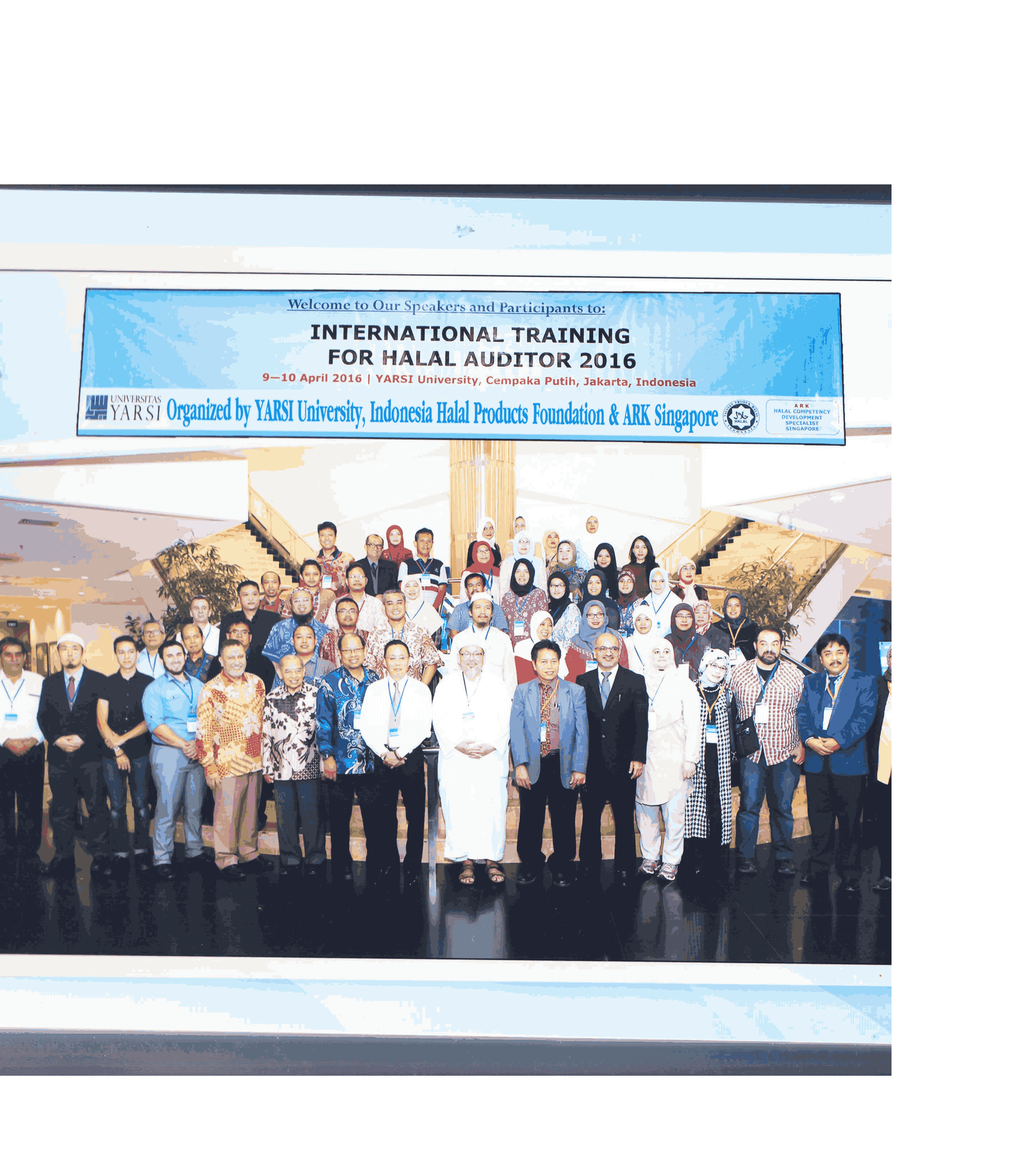 FOTO BERSAMA TRAINING AUDITOR HALAL